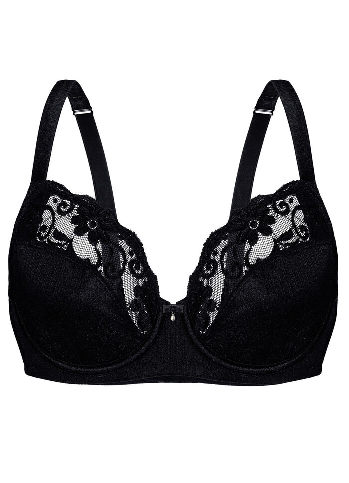 Sassa B&uuml;gel-BH mit elastischer Spitze SCHWARZ