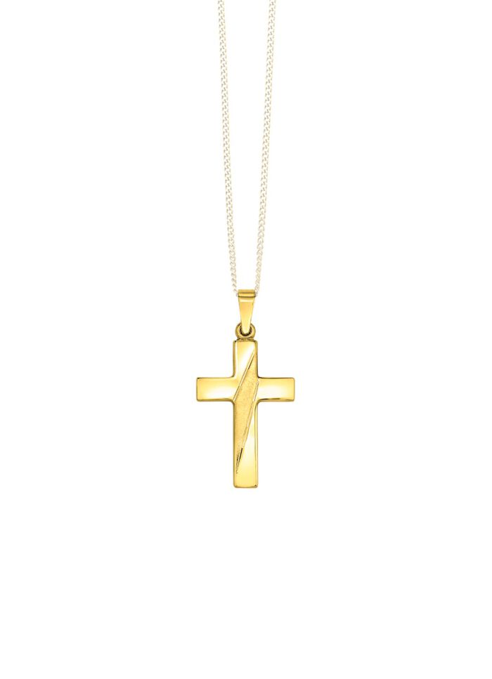 Kreuz-Anh&auml;nger in Bicolor 