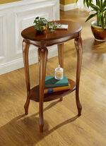 Beistelltisch mit oder ohne Intarsien NUSSBAUM