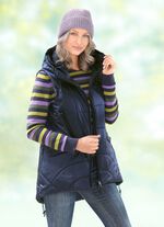 Weste mit Zier-Rei&szlig;verschl&uuml;ssen 