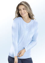 Pullover in Feinstrick BLEU