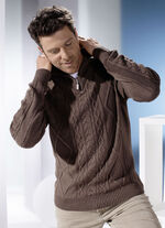 Troyer mit kurzem Reissverschluss in 3 Farben NUGAT