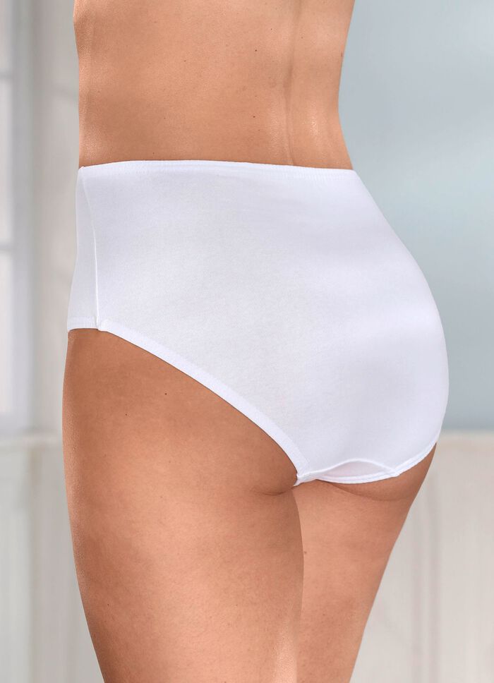 F&uuml;nferpack Slips mit Gummizug im Bund 