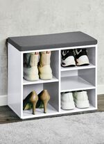 Schuhbank mit Sitzkissen 