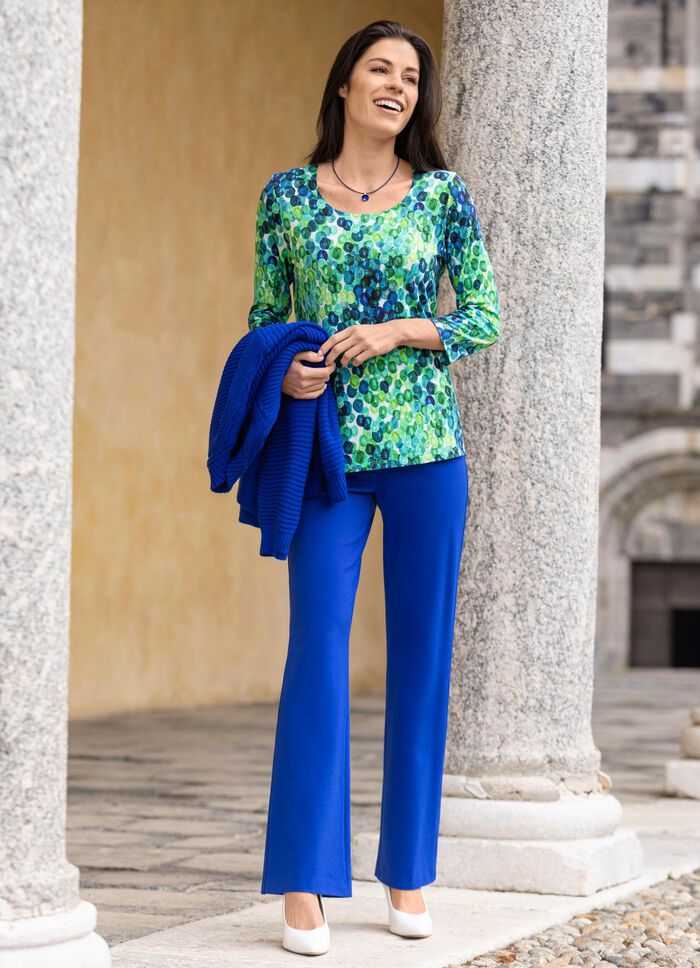 Shirt mit farbbrillantem Alloverdruck 