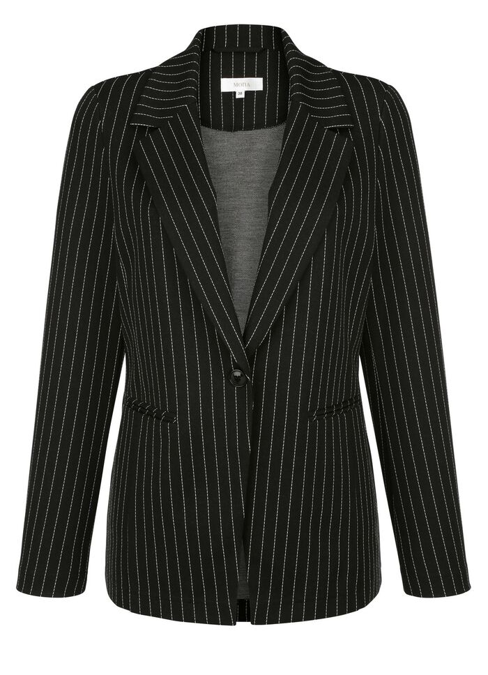 Blazer mit Streifendessin 