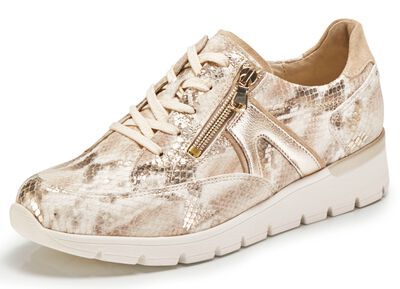 Waldl&auml;ufer Schn&uuml;rschuh aus interessantem Materialmix 