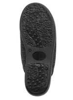 Textil-Pantoffel mit Warmfutter aus reiner Wolle ANTHRAZIT