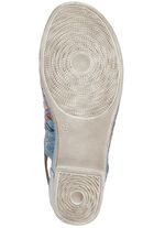 Gemini Sandalette mit raffinierten, bunten Flechtdurchz&uuml;gen JEANS