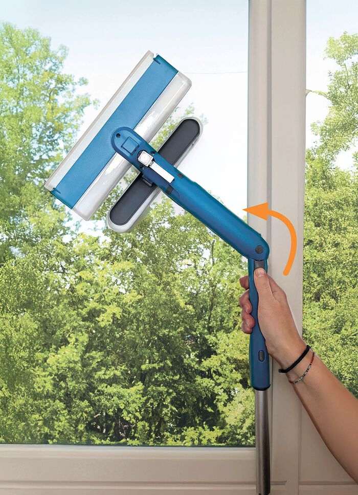 Fensterreinigungssystem von Livington WEISS-BLAU