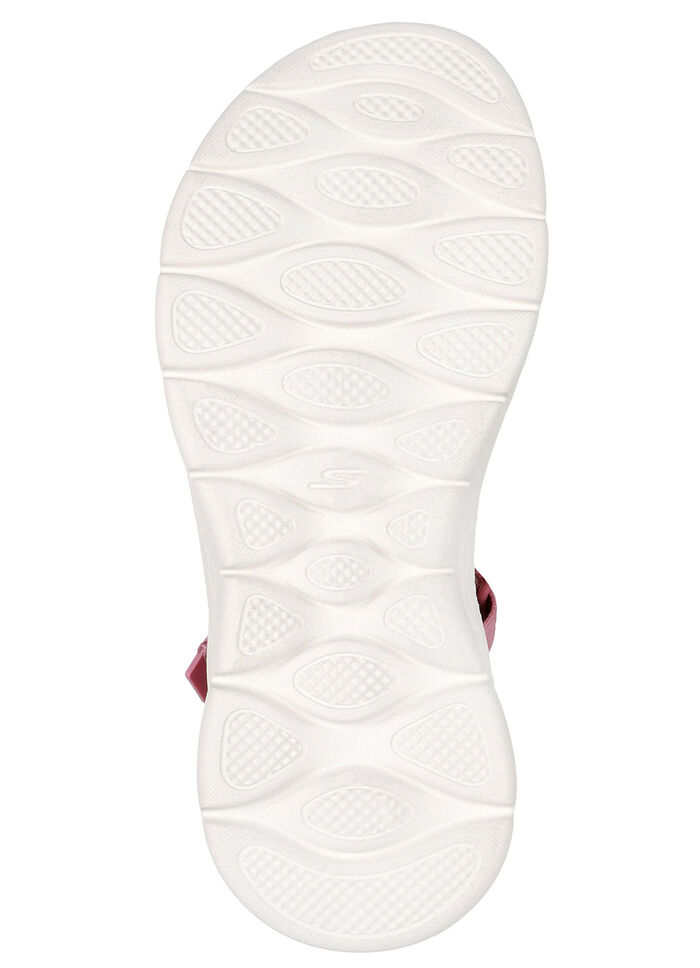 SKECHERS, sportliche Damen-Sandalen, mit geformter Slip-Ins Fersenplatte MAUVE