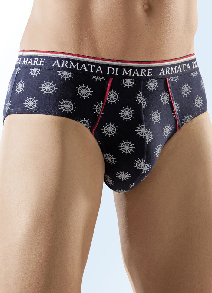 Viererpack Slips, bedruckt