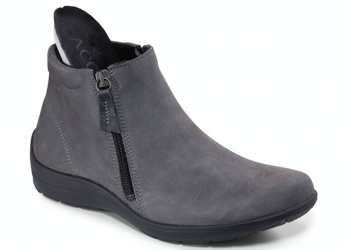 ELENA EDEN Bootie aus Nubukleder GRAU