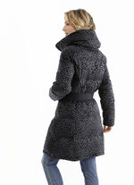 Kurzmantel mit Stretchgürtel 