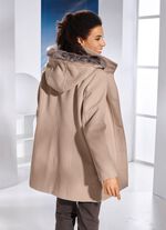 Jacke mit abnehmbarem Kubstpelz-Besatz KORK