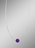 Halskette mit echt Amethyst 