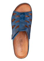 Gemini Pantolette aus teilweise schattiertem Rind-Nappaleder MARINE