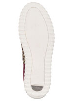 Peter Kaiser, trendige Damen-Sneaker, mit herausnehmbarem Fussbett BORDEAUX-BRAUN