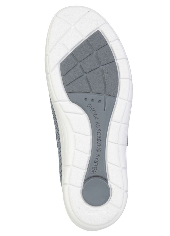 ELENA EDEN, bequeme Damen-Spangenschuhe, Weite H, mit herausnehmbarem Fussbett BLAU