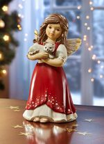 Engel mit Katze aus dem Hause Goebel BORDEAUX