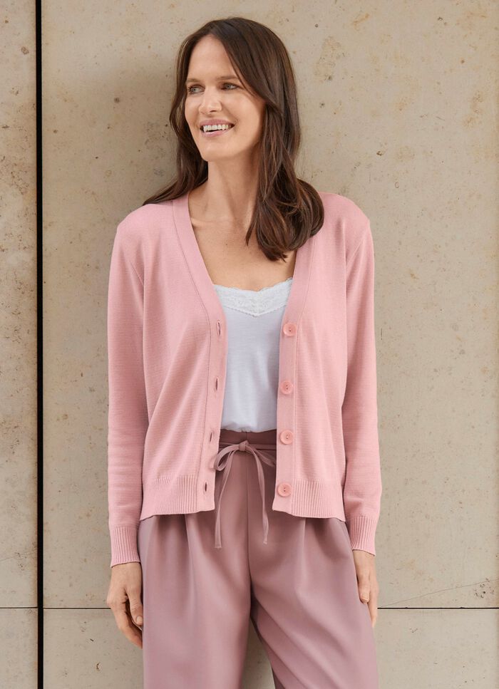 Strickjacke mit supersoftem Griff 