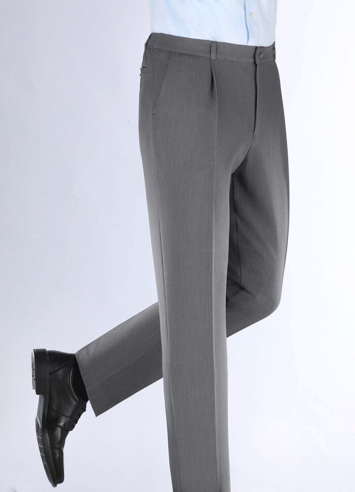 &laquo;Klaus Modelle&raquo;-Hose mit Bundfalten in 3 Farben 