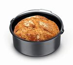 Energiesparende Heissluftfritteuse SCHWARZ-SILBER