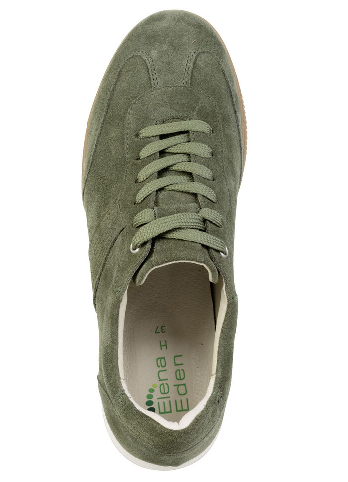ELENA EDEN, bequeme Damen-Sneaker, Weite H, mit herausnehmbarem Fussbett GRÜN