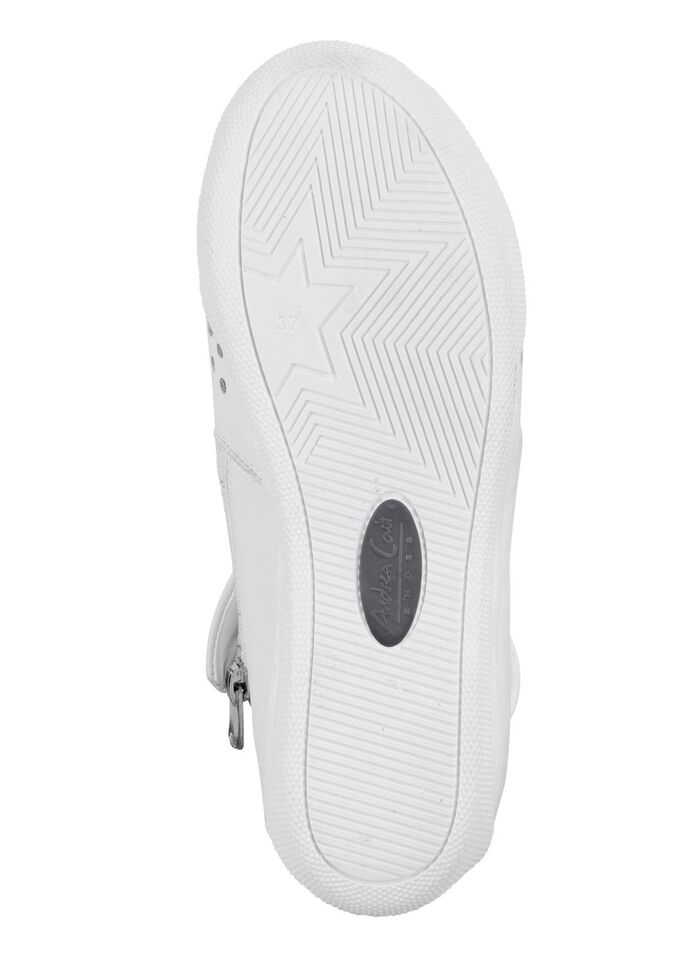 Andrea Conti, sommerliche Damen-Boots, mit herausnehmbarem Fussbett WEISS