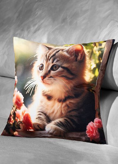 Kissenbezug mit Reissverschluss 