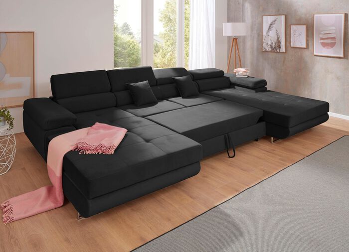 Polsterm&ouml;bel mit Funktion und verstellbaren Kopfst&uuml;tzen 