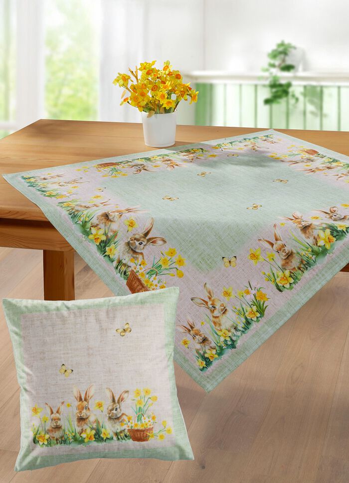 Tisch- und Raumdekoration mit H&auml;schen-Motiv 