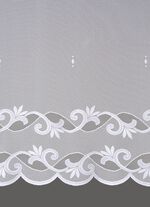 Leichter Blumenfenster-Vorhang mit Automatikfaltenband 