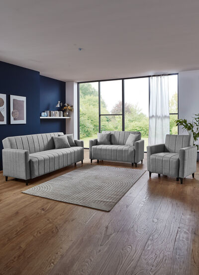 Frei im Raum aufstellbare Polsterm&ouml;bel mit Bettfunktion 