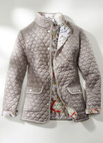 Wendejacke mit grafischem Steppmuster