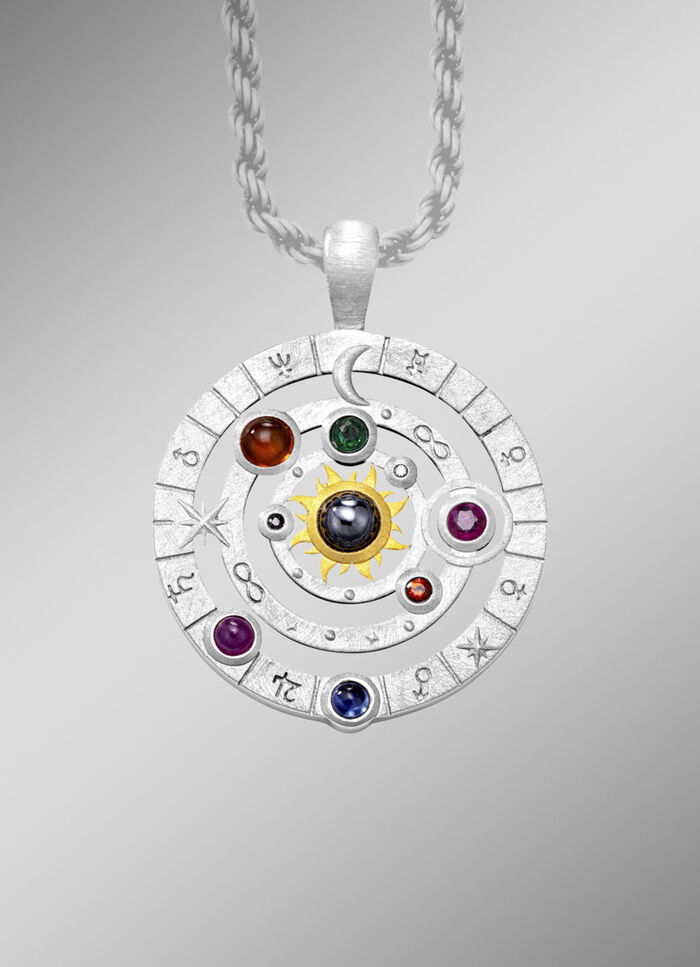 Interessanter Anhänger in Bicolor 