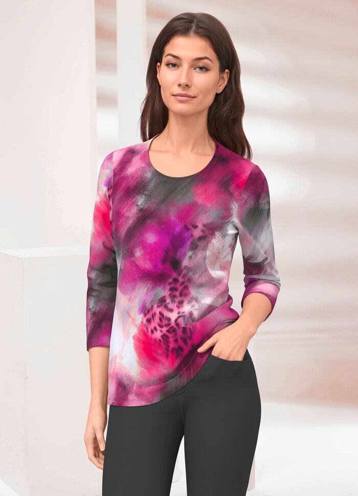 Shirt mit Allover-Dessin 