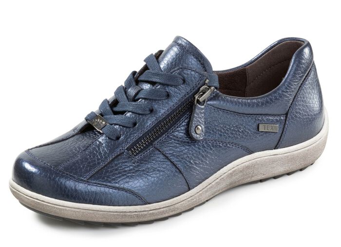 ELENA EDEN, atmungsaktive Damen-Sneaker, Weite H, mit herausnehmbarem Fussbett MARINE