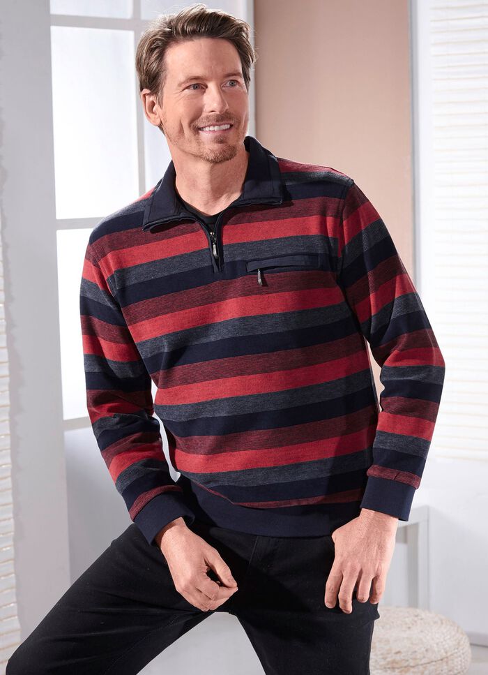 Troyer mit Strickkragen 