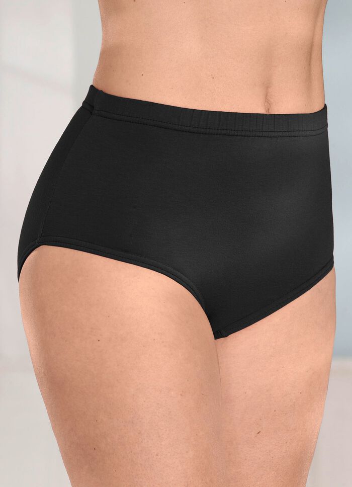 F&uuml;nferpack Slips mit Gummizug im Bund 