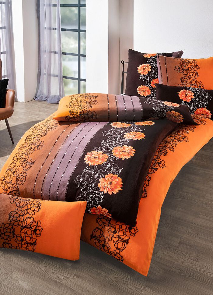 Flauschige Teddy-Pl&uuml;sch Bettw&auml;sche-Garnitur 