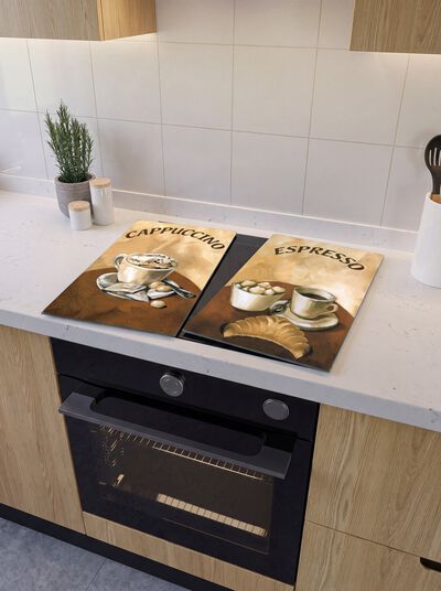 &laquo;Wenko&raquo; Herdabdeckplatten, 2er-Set 