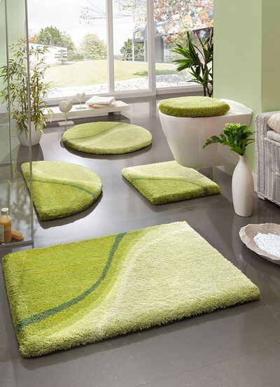 Badgarnitur mit rutschhemmender Latex-R&uuml;ckseite 