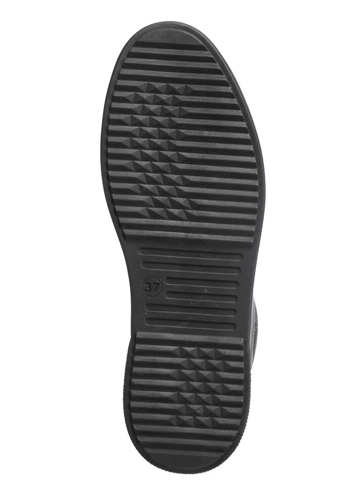 Gemini Sneaker mit dekorativer Steppung SCHWARZ