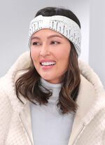 Elegantes Damen-Stirnband, mit Glitzer-Applikationen 