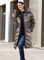 Mantel mit abnehmbarer Kapuze 