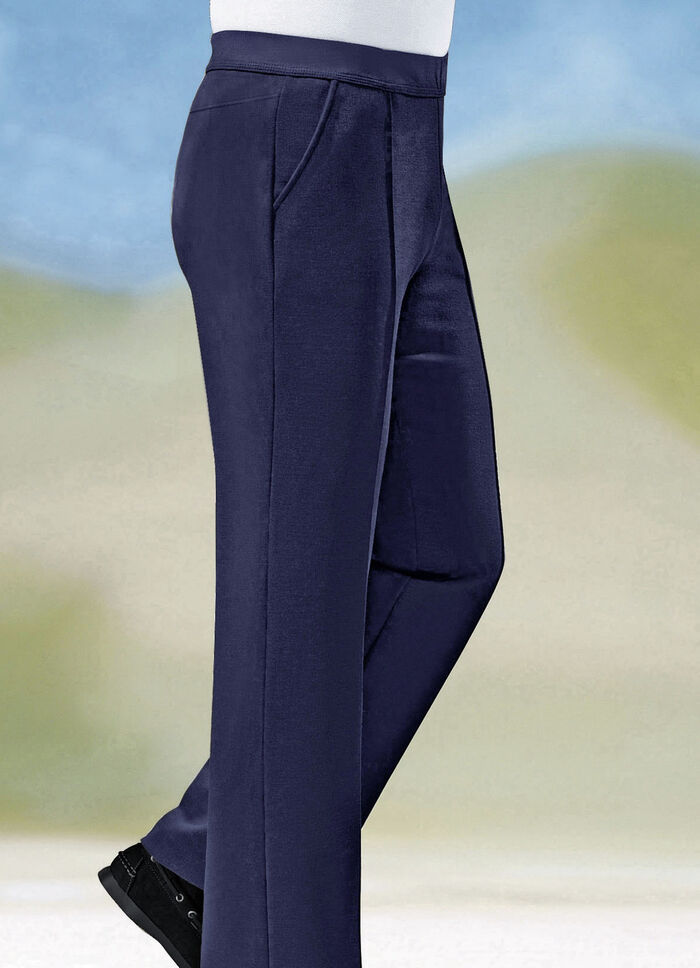 «Klaus Modelle»-Schlupfhose mit breitem Dehnbund in 6 Farben MARINE