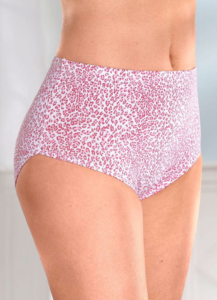 Viererpack Slips mit Raubtierdessin 