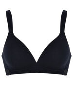 Naturana BH mit weich gepolsterten Cups SCHWARZ