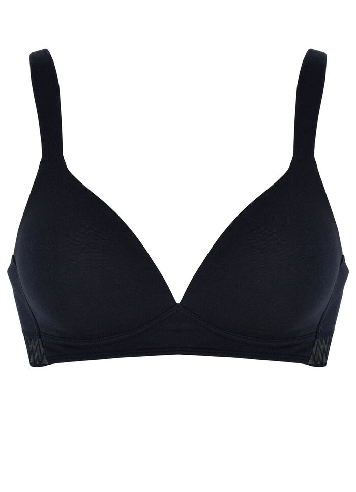 Naturana BH mit weich gepolsterten Cups SCHWARZ